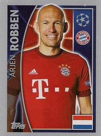 2015-16 Topps UEFA Champions League Stickers #387 Arjen Robben Front