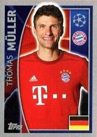 2015-16 Topps UEFA Champions League Stickers #389 Thomas Müller Front