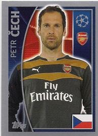 2015-16 Topps UEFA Champions League Stickers #393 Petr Cech Front