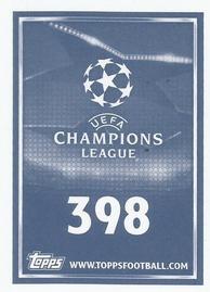 2015-16 Topps UEFA Champions League Stickers #398 Mesut Özil Back