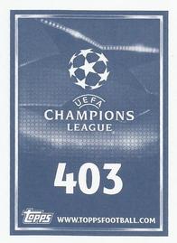 2015-16 Topps UEFA Champions League Stickers #403 Olivier Giroud Back