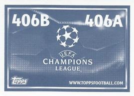 2015-16 Topps UEFA Champions League Stickers #406 Jack Wilshere / Alex Oxlade-Chamberlain Back