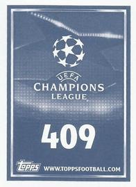 2015-16 Topps UEFA Champions League Stickers #409 Omar Elabdellaoui Back