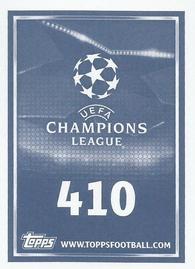 2015-16 Topps UEFA Champions League Stickers #410 Arthur Masuaku Back