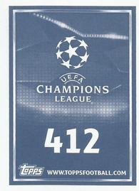 2015-16 Topps UEFA Champions League Stickers #412 Dimitris Siovas Back