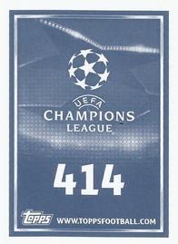 2015-16 Topps UEFA Champions League Stickers #414 Pajtim Kasami Back