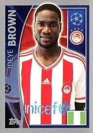 2015-16 Topps UEFA Champions League Stickers #418 Ideye Brown Front