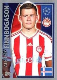 2015-16 Topps UEFA Champions League Stickers #419 Alfred Finnbogason Front