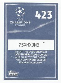 2015-16 Topps UEFA Champions League Stickers #423 Eduardo Back