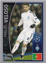 2015-16 Topps UEFA Champions League Stickers #445 Miguel Veloso Front