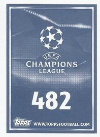 2015-16 Topps UEFA Champions League Stickers #482 Domagoj Vida Back