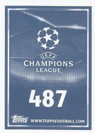 2015-16 Topps UEFA Champions League Stickers #487 Miguel Veloso Back