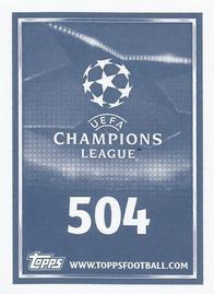2015-16 Topps UEFA Champions League Stickers #504 Tal Ben Chaim Back