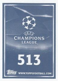 2015-16 Topps UEFA Champions League Stickers #513 Away Kit Back