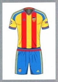 2015-16 Topps UEFA Champions League Stickers #516 Away Kit Front