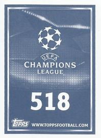 2015-16 Topps UEFA Champions League Stickers #518 Home Kit Back