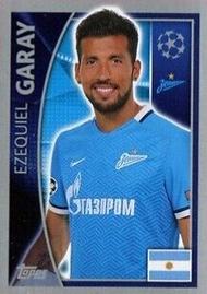 2015-16 Topps UEFA Champions League Stickers #526 Ezequiel Garay Front