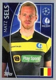 2015-16 Topps UEFA Champions League Stickers #537 Matz Sels Front