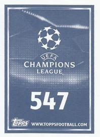 2015-16 Topps UEFA Champions League Stickers #547 Benito Raman Back