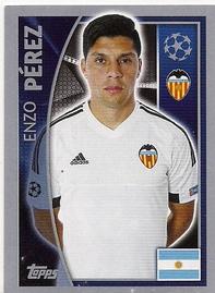 2015-16 Topps UEFA Champions League Stickers #557 Enzo Perez Front