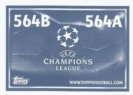 2015-16 Topps UEFA Champions League Stickers #564 Antonio Barragan / Lucas Orban Back