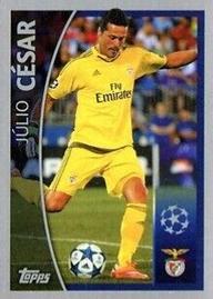 2015-16 Topps UEFA Champions League Stickers #573 Júlio César Front