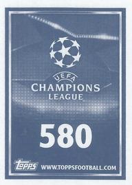 2015-16 Topps UEFA Champions League Stickers #580 Marco Verratti Back