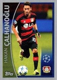 2015-16 Topps UEFA Champions League Stickers #581 Hakan Calhanoglu Front