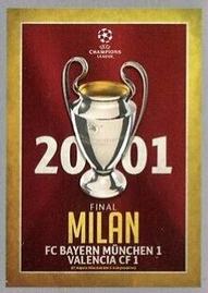 2015-16 Topps UEFA Champions League Stickers #593 UEFA Champions League Final 2000-01 Front