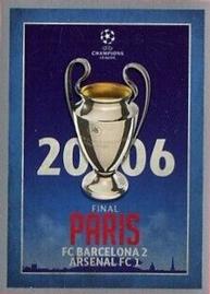 2015-16 Topps UEFA Champions League Stickers #598 UEFA Champions League Final 2005-06 Front