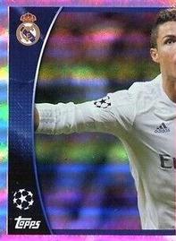 2015-16 Topps UEFA Champions League Stickers #616 Cristiano Ronaldo (puzzle 1) Front