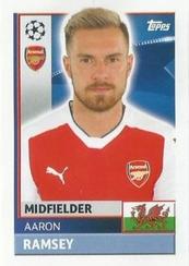 2016-17 Topps UEFA Champions League Stickers #ARL11 Aaron Ramsey Front