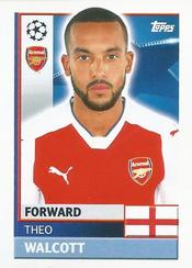 2016-17 Topps UEFA Champions League Stickers #ARL16 Theo Walcott Front