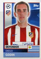 2016-17 Topps UEFA Champions League Stickers #ATL8 Diego Godin Front