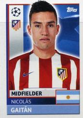 2016-17 Topps UEFA Champions League Stickers #ATL14 Nicolás Gaitán Front