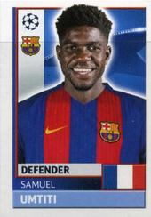 2016-17 Topps UEFA Champions League Stickers #FCB8 Samuel Umtiti Front