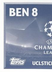 2016-17 Topps UEFA Champions League Stickers #BEN8 Lisandro López Back
