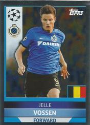 2016-17 Topps UEFA Champions League Stickers #BRU3 Jelle Vossen Front