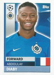 2016-17 Topps UEFA Champions League Stickers #BRU19 Abdoulay Diaby Front