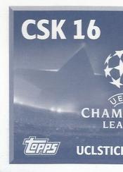 2016-17 Topps UEFA Champions League Stickers #CSK16 Aleksandr Golovin Back