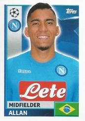 2016-17 Topps UEFA Champions League Stickers #NAP13 Allan Front