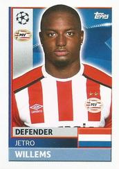 2016-17 Topps UEFA Champions League Stickers #PSV6 Jetro Willems Front