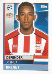 2016-17 Topps UEFA Champions League Stickers #PSV7 Joshua Brenet Front