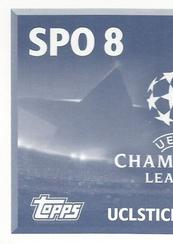 2016-17 Topps UEFA Champions League Stickers #SPO8 Naldo Back