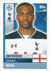 2016-17 Topps UEFA Champions League Stickers #TOT6 Danny Rose Front