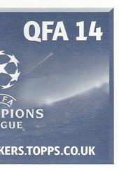 2016-17 Topps UEFA Champions League Stickers #QFA14 Fabian Johnson Back
