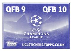 2016-17 Topps UEFA Champions League Stickers #QFB9 Scott Brown Back