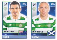 2016-17 Topps UEFA Champions League Stickers #QFB9 Scott Brown Front