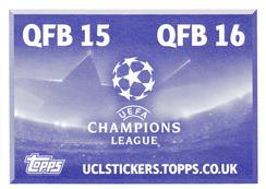 2016-17 Topps UEFA Champions League Stickers #QFB15 Moussa Dembélé Back
