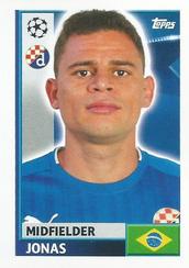 2016-17 Topps UEFA Champions League Stickers #QFC9 Jonas Front